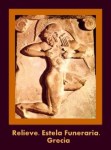 relieve en estela funeraria&nbsp;griega