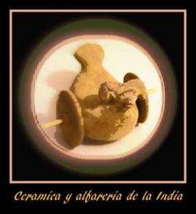 juguete de ceramica procedente de Harappa en el valle del Indo