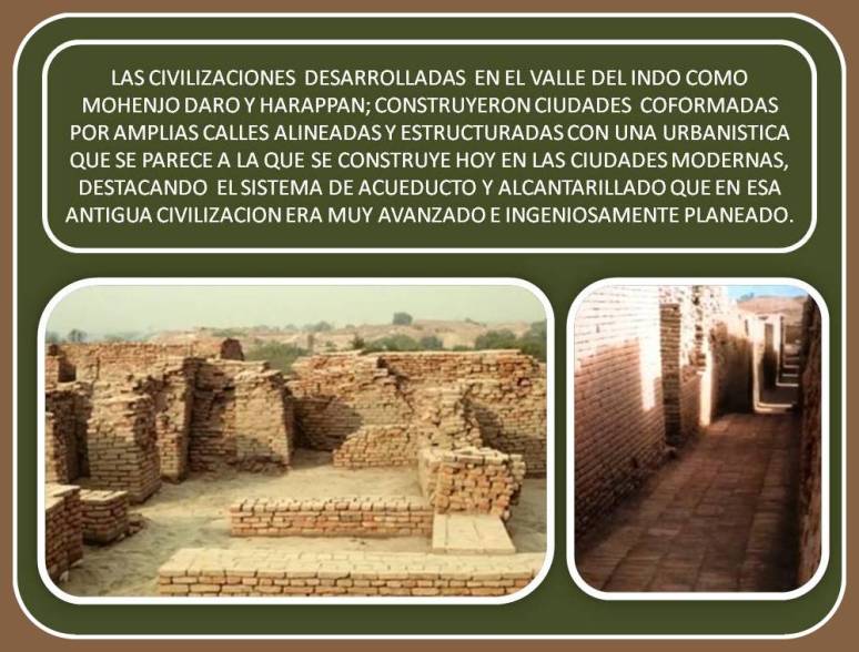 ruinas de las ciudades de Mohenjo Daro y Harappan