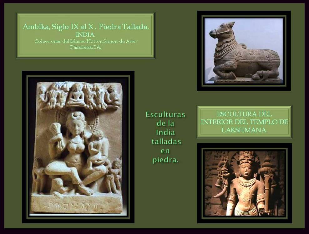 Esculturas realizadas en Piedra de La India.