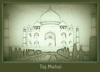 Taj Mahal poster