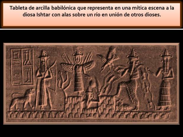 Isthar alada sobre rio