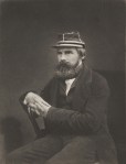 Collotype print photograph of Roger Fenton, taken by an unknown&nbsp;photographer