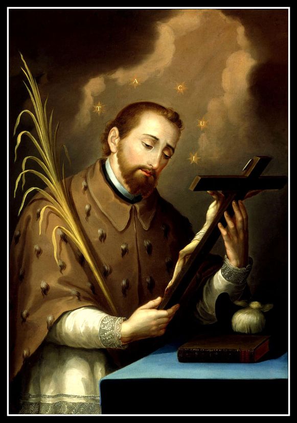 "San Juan Nepomuceno. 1798. por el pintor de Puerto Rico. Jose Campeche.