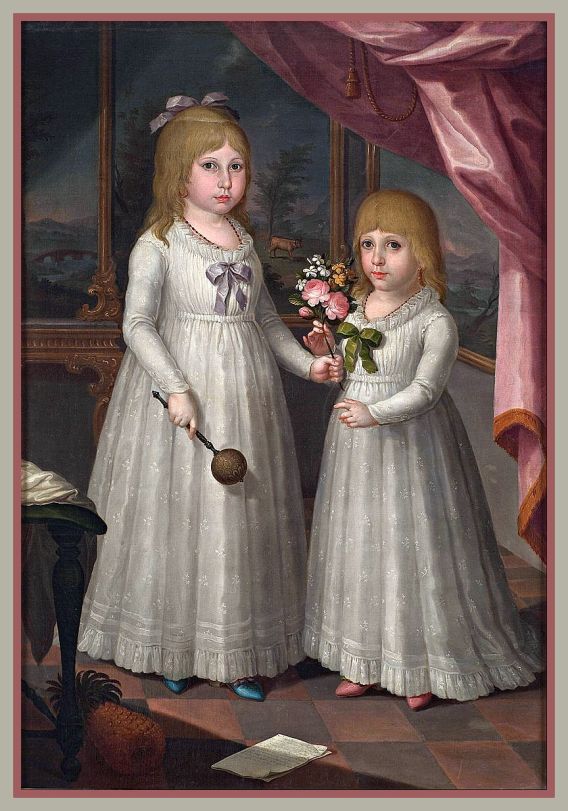 Las hijas del governador Ramón de Castro artista Jose Campeche. (1797)
