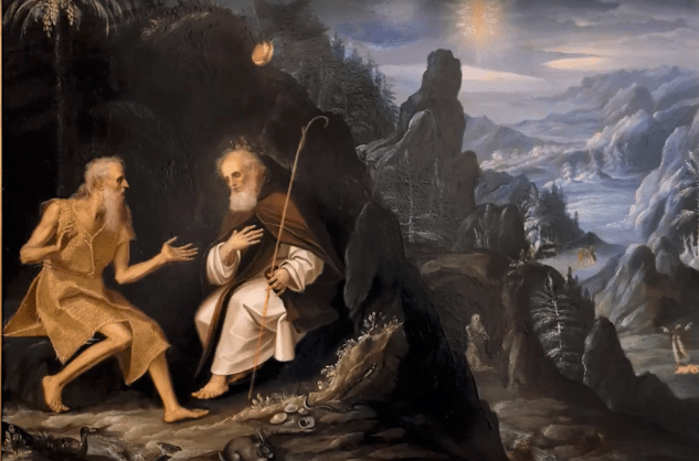 "Los Ermitaños"Baltazar Echave Ibia.