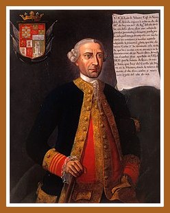 Retrato de Luis Vicente de Velasco. por Jose de Nicolas de la Escalera.
