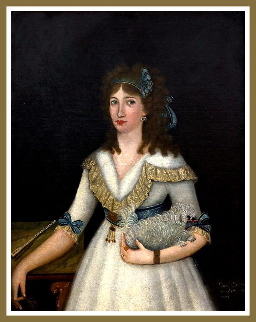 Retrato de una dama joven. Vicente Escobar. 1797.