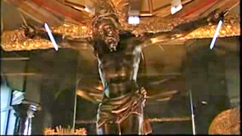 Señor de Esquipulas. Guatemala. Por el escultor y pintor Quirio Cataño