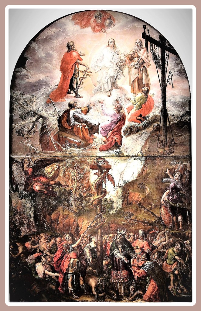 Transfiguration of Jesus. 1683 Cristobal Villalpando.