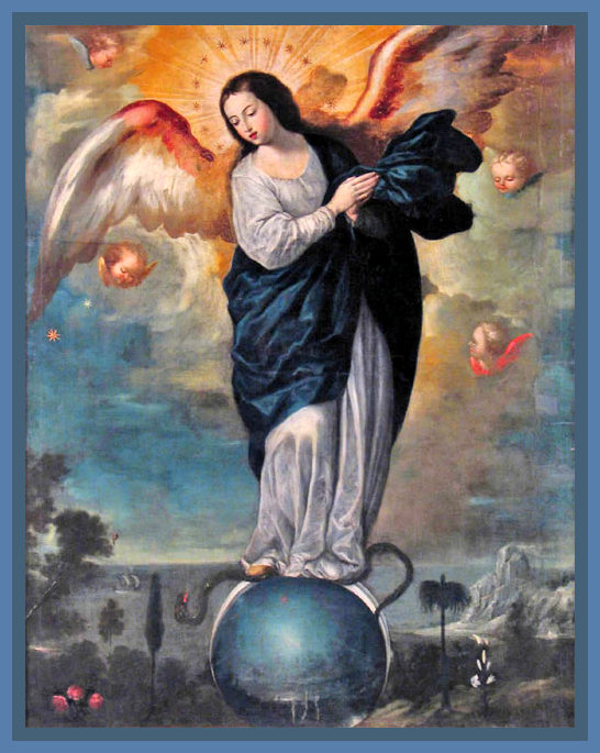 Virgen Alada del Apocalipse. Miguel de Santiago.